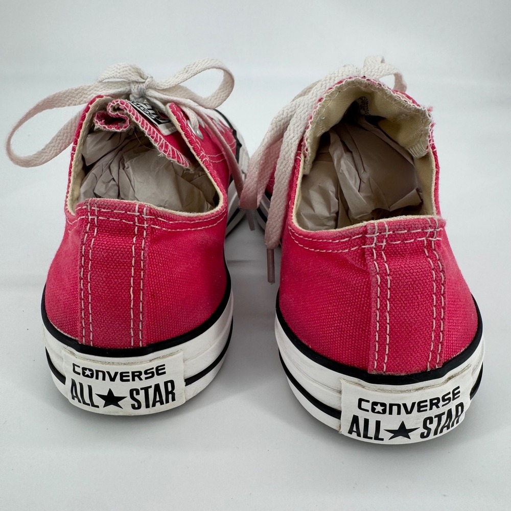 Converse Chuck Taylor All Star Low Pink Canvas Sneakers 132298F Womens 8 - Picture 5 of 7